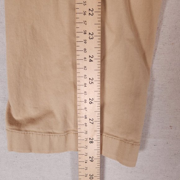 LL Bean Lakewashed Khaki Chino Casual Pants Favorite Fit Womens 10 Reg FLAW - Picture 6 of 15
